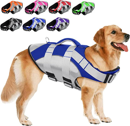 Dog Life Vest - Reflective Colors