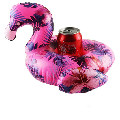 Floral Flamingo Drink Float