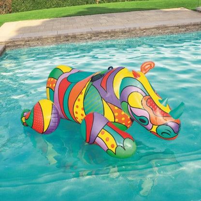 Colorful Rhino Float