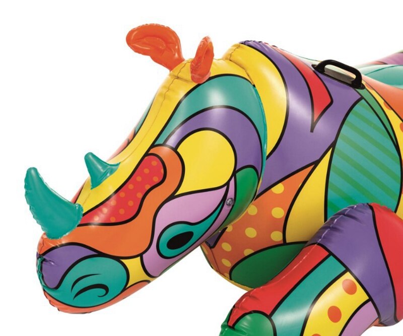 Colorful Rhino Float