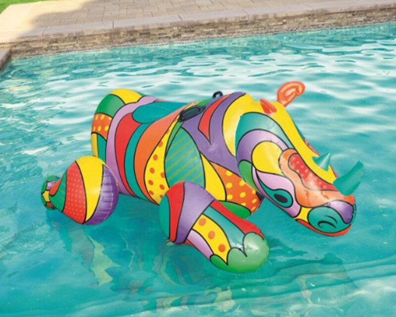 Rhino pool float fun summer floats