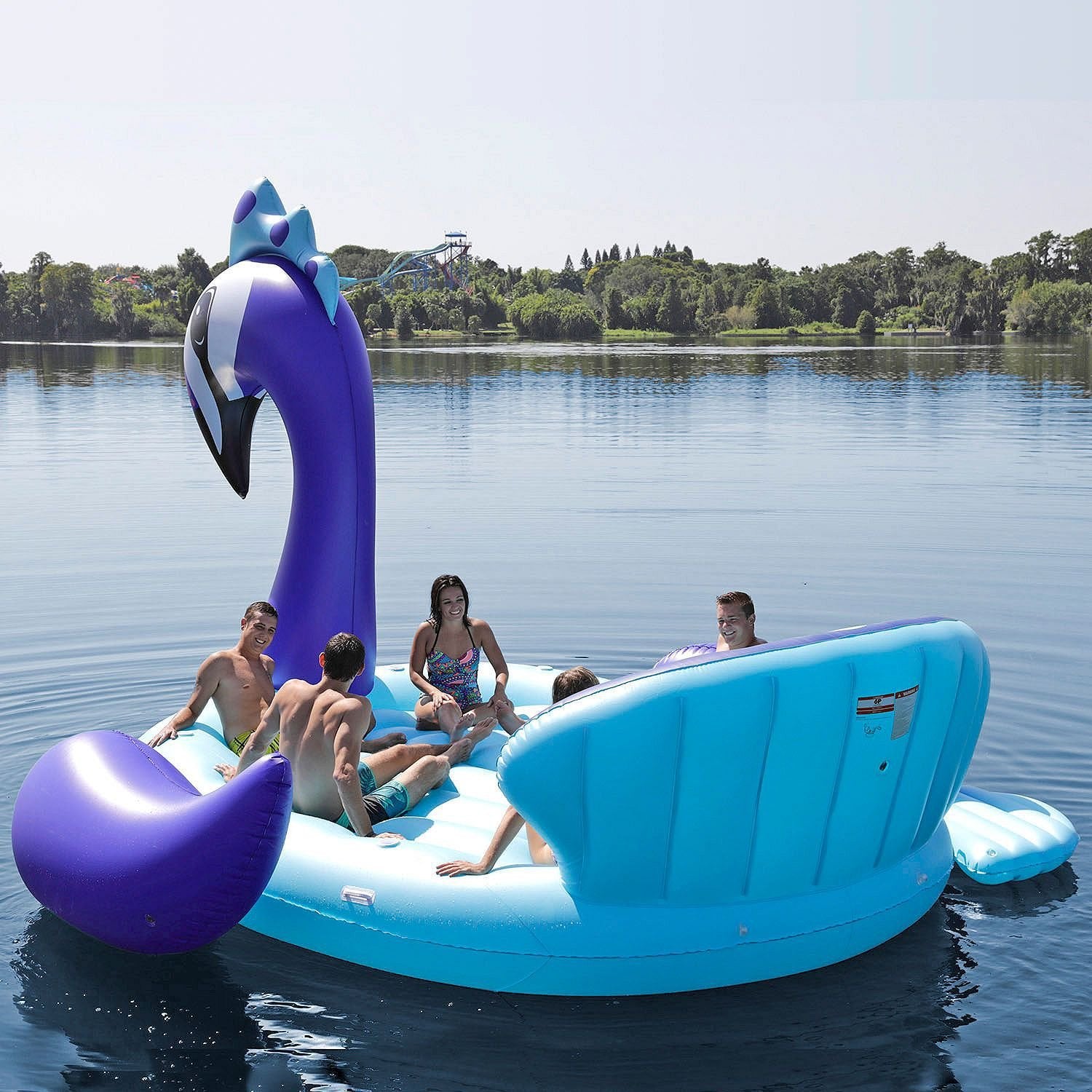 Peacock pool fashion floats