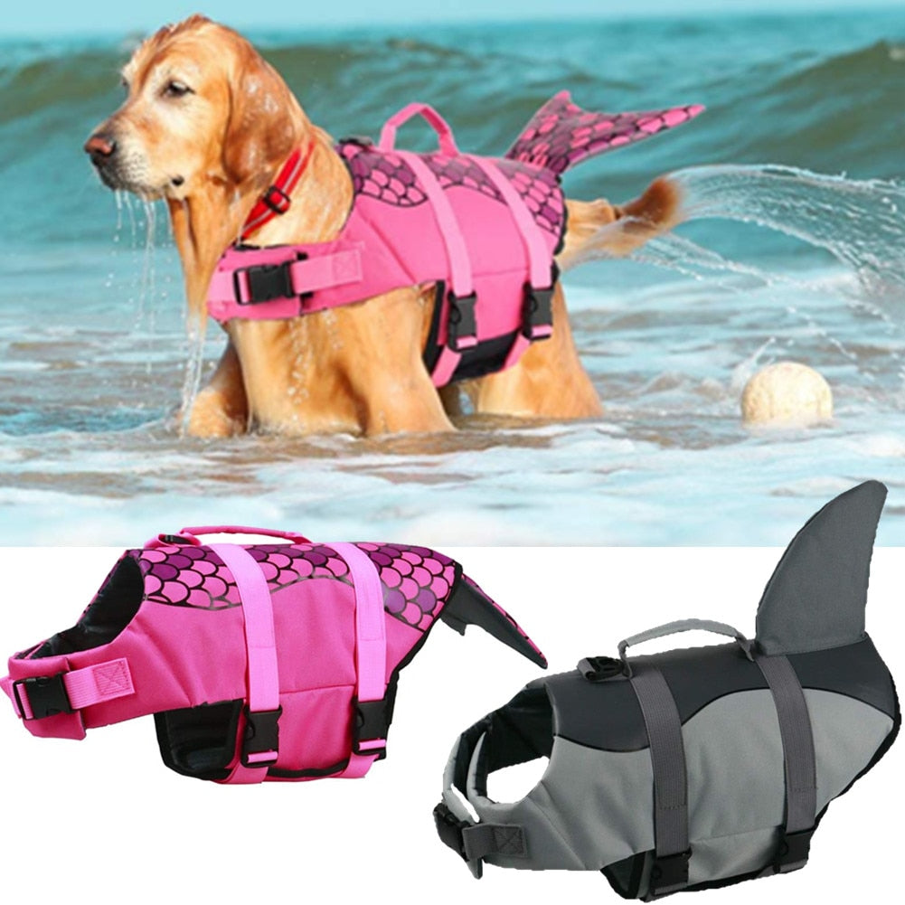 Dog Life Vest - Mermaid & Shark